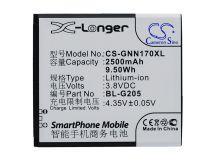 Batteri till Gionee GN170, Gionee BL-G205 mfl.