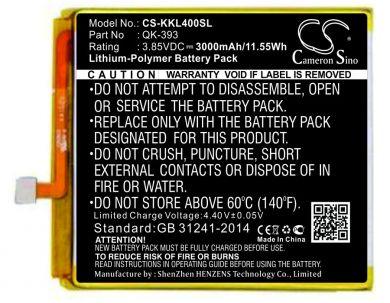 Batteri till 360 1503-A01, Qiku 1503-A01, 360 QK-393, Qiku QK-393