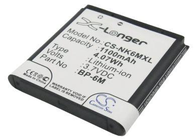 Batteri till Mobiado Lucido, Nokia 3250, Mobiado BP-6M-S, Nokia BP-6M