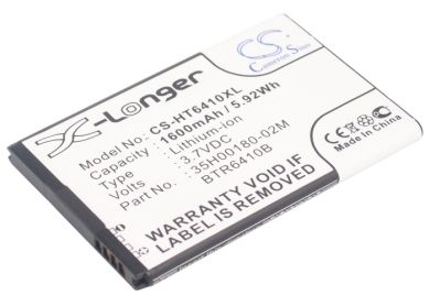 Batteri till Htc ADR6410, Verizon ADR6410, Htc 35H00180-02M, Verizon 35H00180-02M