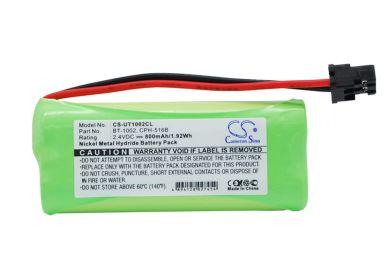 Batteri till Sony DECT 1060, Southwestern Bell DCX100, Toshiba DCX100, Uniden DCX100 mfl.