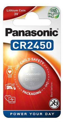 Batteri CR2450 från Panasonic. 3V / 620 mAh