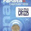 CR1225, 3V 12.5x2.5 mm, Lithium