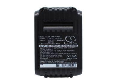 Batteri till Dewalt DCD740, Dewalt DCB182