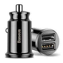 Baseus laddare 2xUSB för tändaruttag (12V/24V)