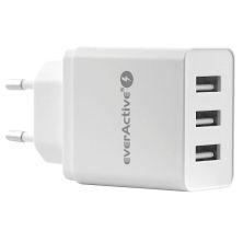 Laddadapter 3xUSB 3,4A