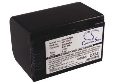 Batteri till Sony CR-HC51E, Sony NP-FH70