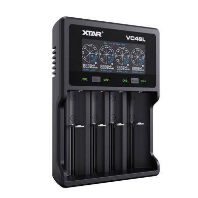 XTAR VC4SL universal batteriladdare med LCD-display