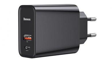 Baseus snabbladdare USB och USB-C.