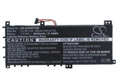 Batteri till Asus VivoBook S451, Asus 0B200-00530100