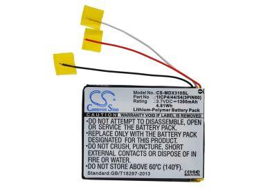 Batteri till Modecom MX3 HD, Modecom 1ICP4/44/54(3PIN60