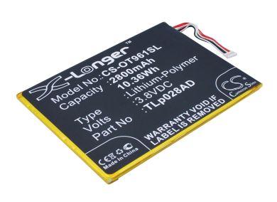 Batteri till Alcatel One Touch Pixi 7, Alcatel TLP028AC