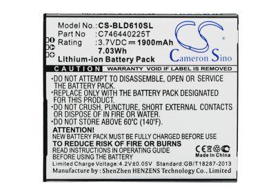 Batteri till Blu D610, Blu C746440225T