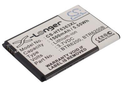 Batteri till Dopod A3333, Google G6, Htc A315C, T-mobile myTouch 3G Slide mfl.