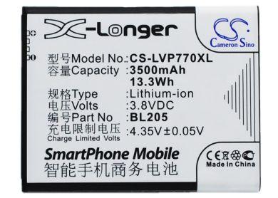 Batteri till Lenovo P770, Lenovo BL205