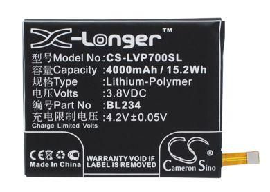 Batteri till Lenovo A5000 DUAL, Lenovo BL234