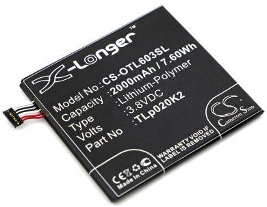 Batteri till Alcatel 6039S-2AALUS7, Alcatel C2000023C2