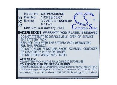 Batteri till Navon Mizu D500, Posh Orion Pro, Navon G55133, Posh 1ICP38/55/67