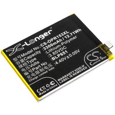 Batteri till Oppo PAAM00, Oppo BLP651