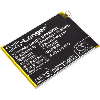 Batteri till Oppo A1 Dual SIM, Oppo BLP649