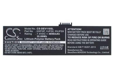 Batteri till Dell Pro11i-2501BLK, Dell 0VJF0X