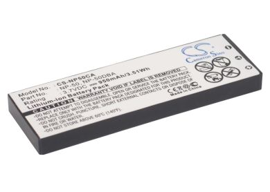 Batteri till Casio Exilim EX-V7, Casio NP-50
