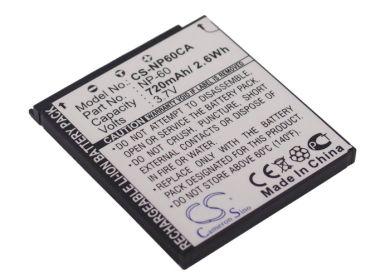 Batteri till Casio Exilim EX-FS10, Casio NP-60