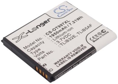 Batteri till Alcatel One Touch 5035, Base Lutea 3, Tcl J160, Alcatel CAB32E0000C1 mfl.