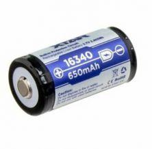 XTAR 16340 / CR123 3,7V 650 mAh laddningsbart batteri