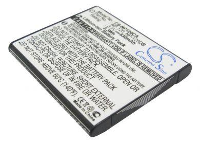 Batteri till Casio Exilim EX-EX-S200BK, Casio NP-120