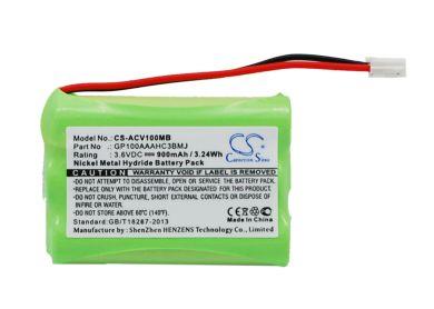 Batteri till Audioline Baby Care V100, Audioline GP100AAAHC3BMJ