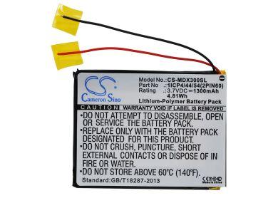 Batteri till Modecom MX3, Modecom 1ICP4/44/54(2PIN60)