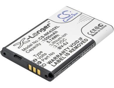 Batteri till Microsoft Lumia 435, Nokia Lumia 435, Microsoft BV-5J, Nokia BV-5J