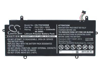 Batteri till Toshiba Portege Z30, Toshiba PA5136U-1BRS