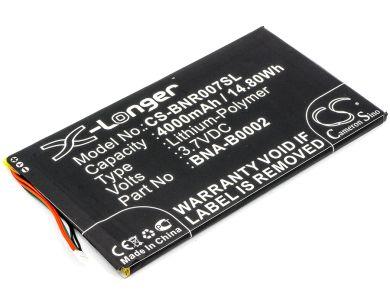 Batteri till Barnes & Noble BNRV400, Barnes & Noble BNA-B0002