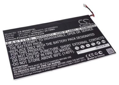 Batteri till Lenovo IdeaTab S2109A, Medion LifeTab P9516, Lenovo 11S73041798, Medion 40042073