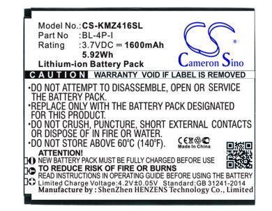Batteri till Dexp IXION X lte 4.5, Kruger&matz KM0416, Kruger&matz BP-4C-I