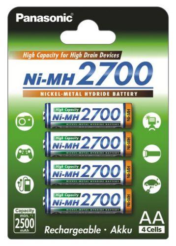 Laddningsbara Ni-MH-batterier från Panasonic