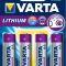 VARTA Lithium AA-batterier, 4-pack