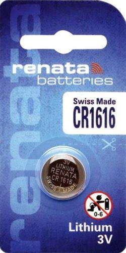 CR1616, 3V 16x1.6 mm, Lithium