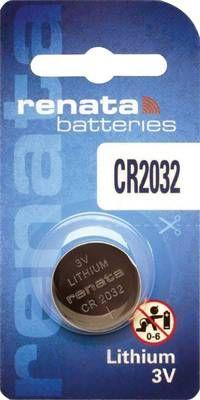 CR2032, 3V 20x3.2 mm, Lithium