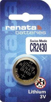 CR2430, 3V 24.5x3 mm, Lithium