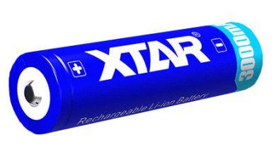Xtar 18650 3.6V / 3000 mAh / 10.8Wh batteri