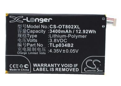 Batteri till Alcatel A995L, Srf StarXtrem 2, Tcl N3Y910T, Alcatel TLp034B1 mfl.