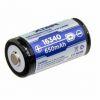 XTAR 16340 / CR123 3,7V 650 mAh laddningsbart batteri