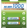 Laddningsbara AAA-batterier, 1000 mAh 2-pack