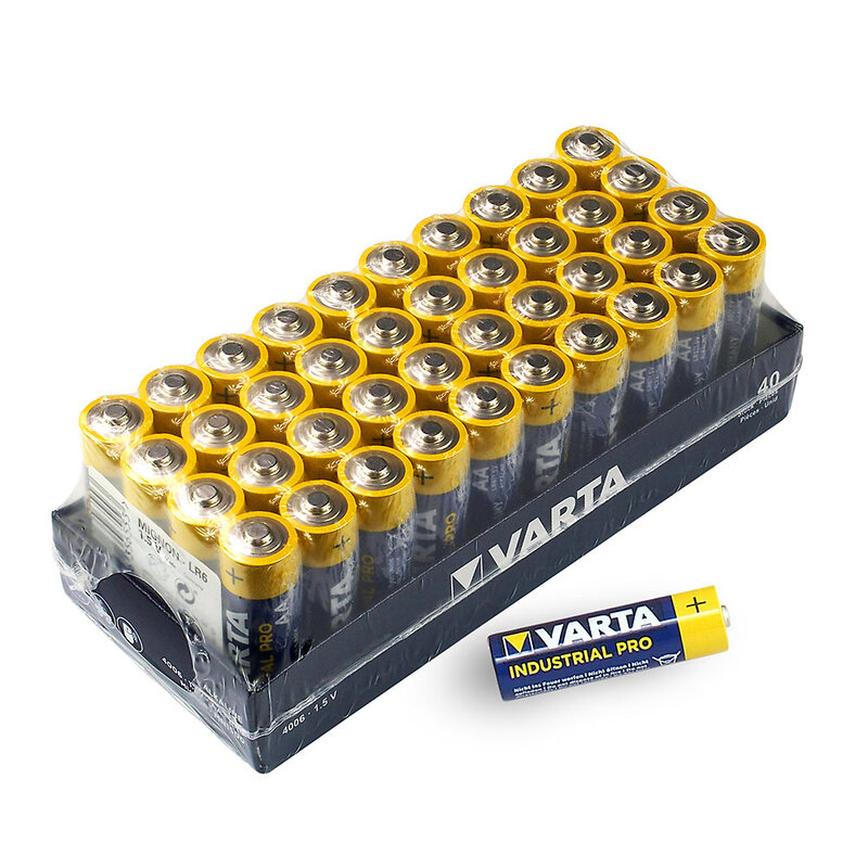 Basics Industriella, alkaliska AA-batterier (40-pack