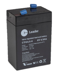 Leader CTG4.5-6 (6V, 4,5Ah)